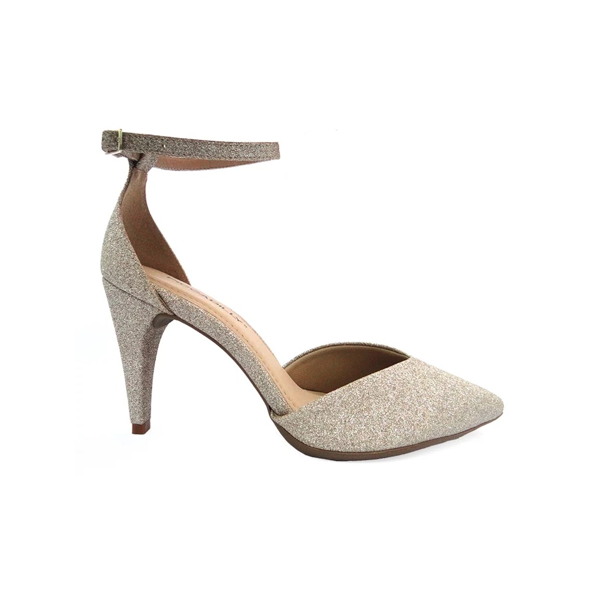 Sapato Piccadilly Scarpin Salto Alto 749040 Champagne Sapato Piccadilly Scarpin Salto Alto 749040 Champagne