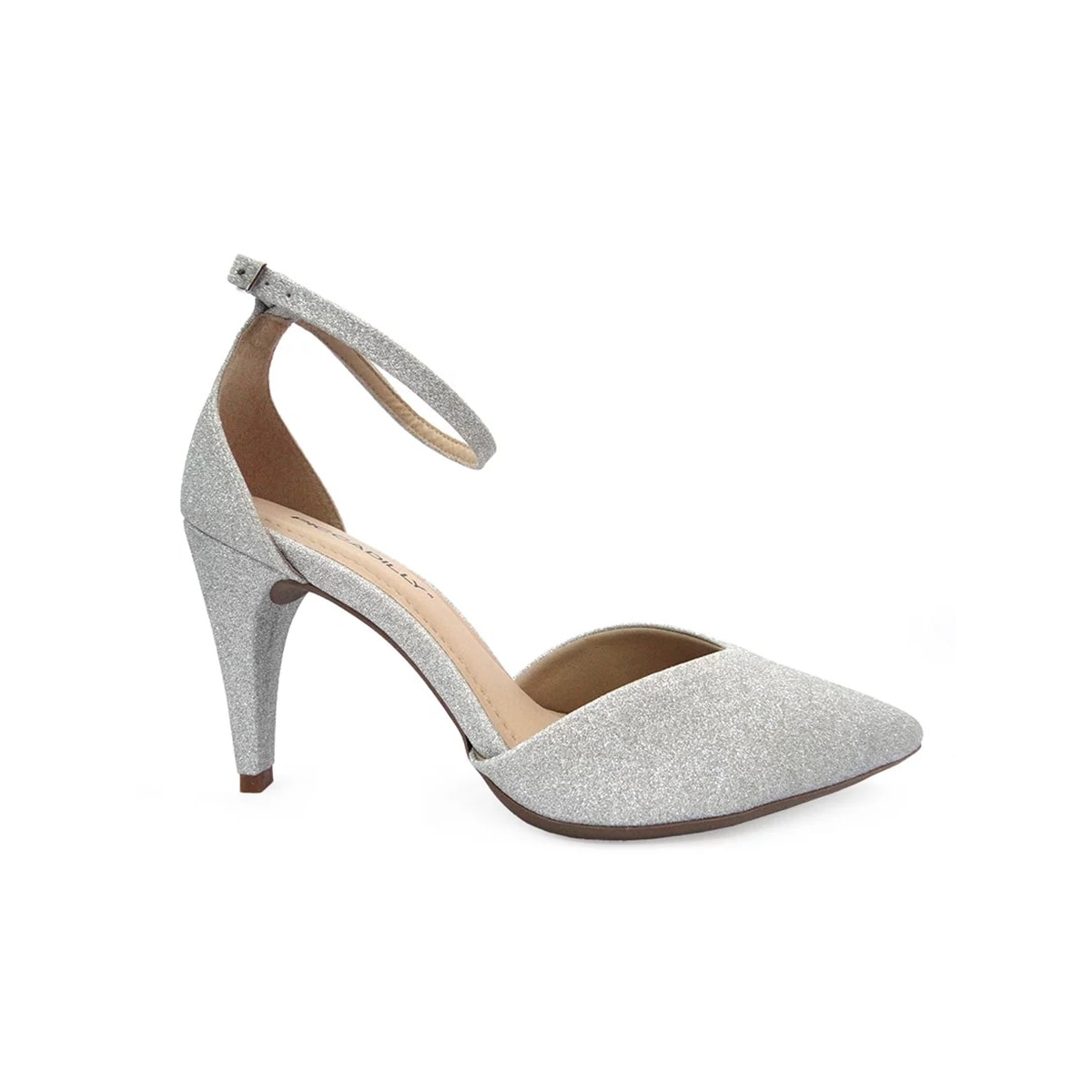 Sapato Piccadilly Scarpin Salto Alto 749040 Prata Sapato Piccadilly Scarpin Salto Alto 749040 Prata