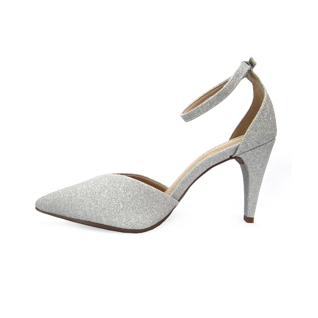 Sapato Piccadilly Scarpin Salto Alto 749040 Prata