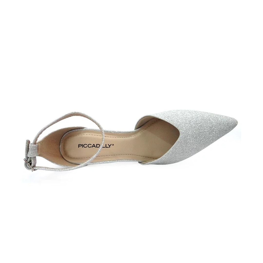 Sapato Piccadilly Scarpin Salto Alto 749040 Prata