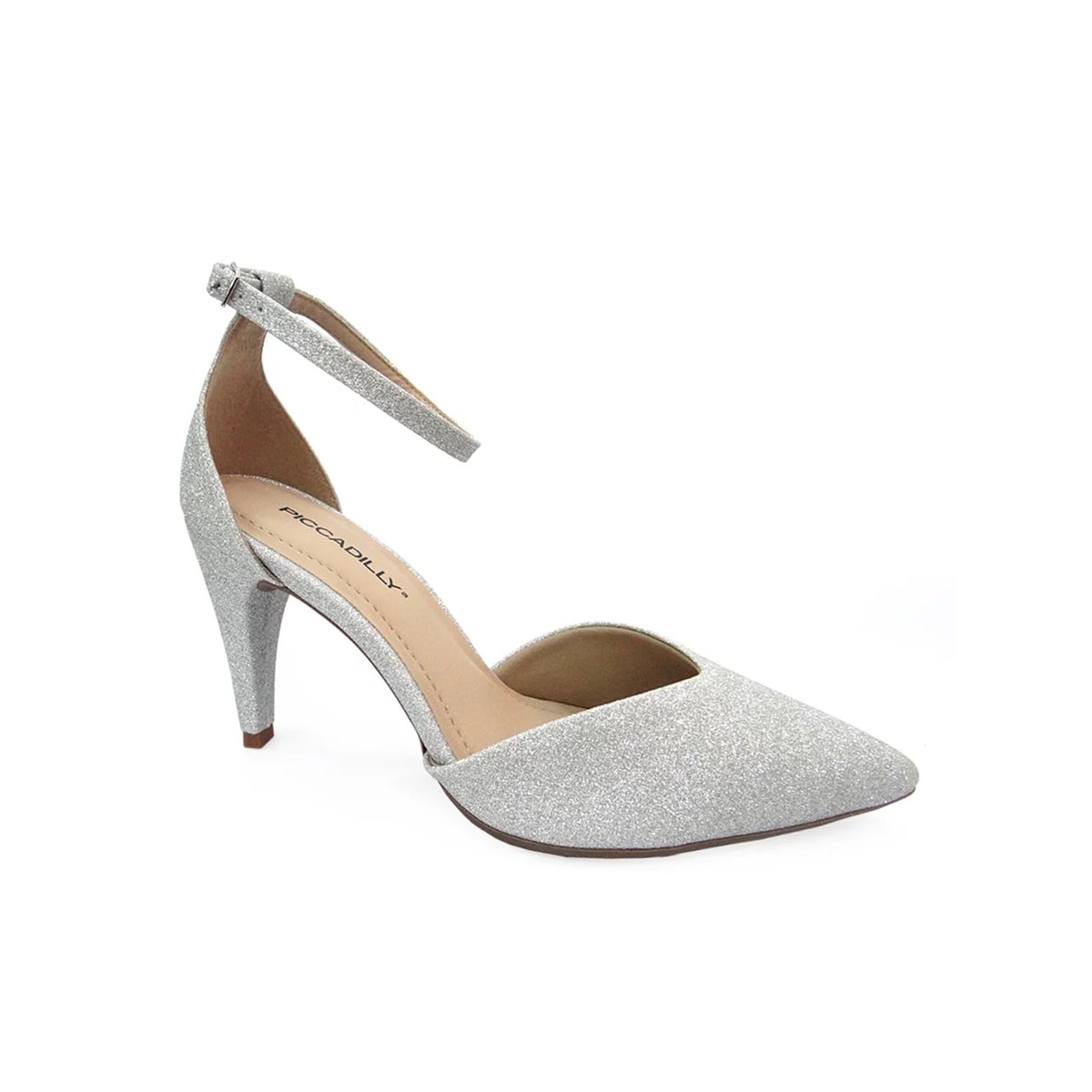 Sapato Piccadilly Scarpin Salto Alto 749040 Prata Sapato Piccadilly Scarpin Salto Alto 749040 Prata