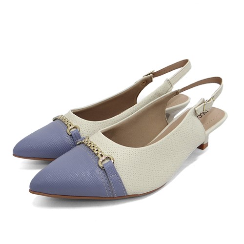 SAPATO PICCADILLY SLINGBACK 740021 (O226) - OFF WHITE