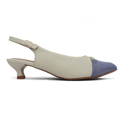 SAPATO PICCADILLY SLINGBACK 740021 (O226) - OFF WHITE