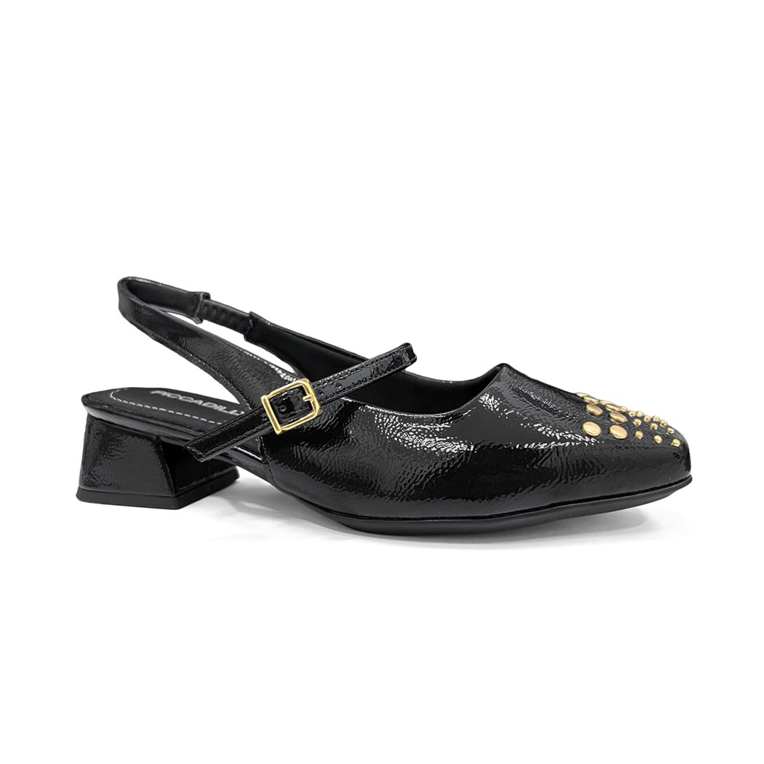 Sapato Piccadilly Slingback Boneca 160124 Preto