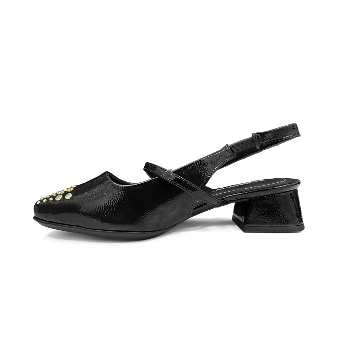 Sapato Piccadilly Slingback Boneca 160124 Preto