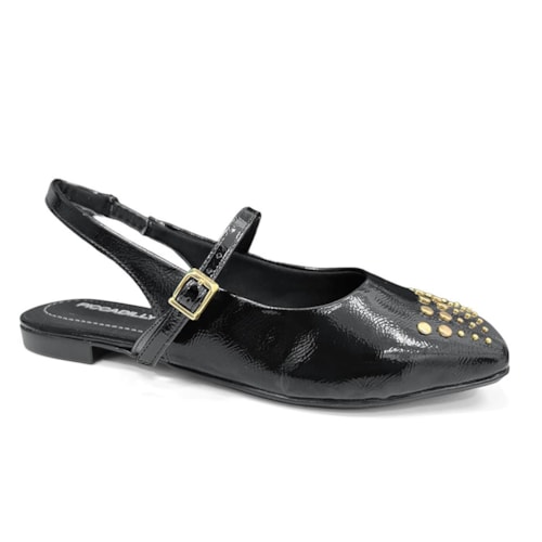 Sapato Piccadilly Slingback Boneca 270004 Preto
