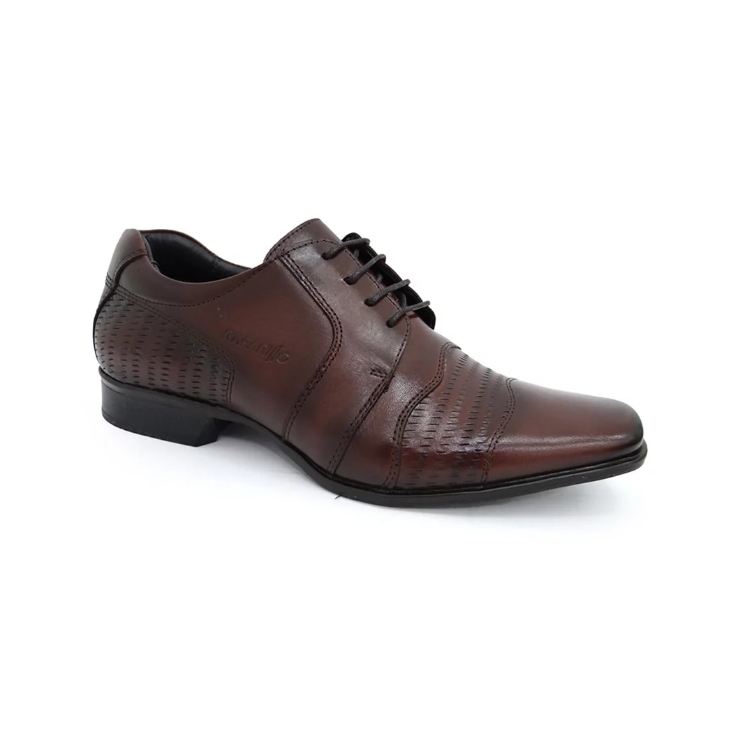 Sapato Rafarillo Social De Couro Legitimo 79420 Mogno