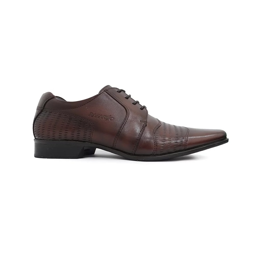 Sapato Rafarillo Social De Couro Legitimo 79420 Mogno
