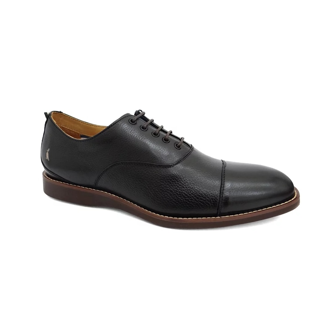 Sapato Reserva Oxford De Couro Genebra R75048 Preto