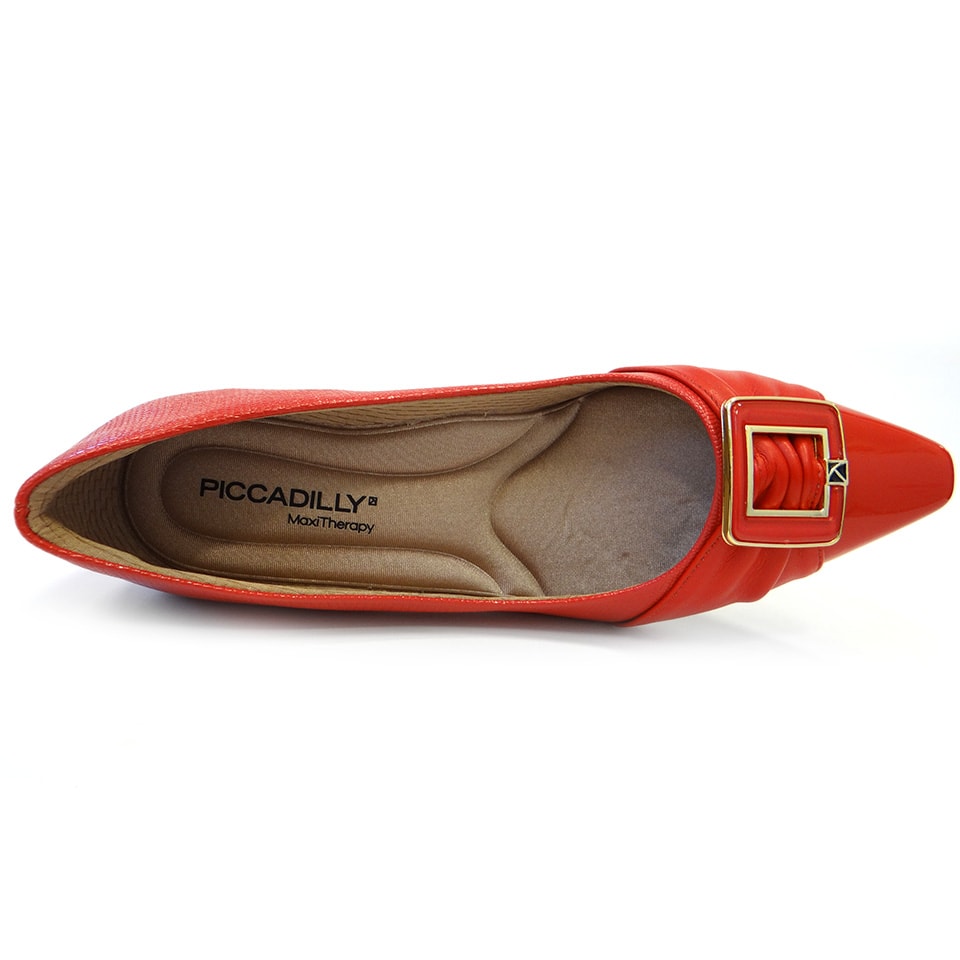 scarpin piccadilly vermelho