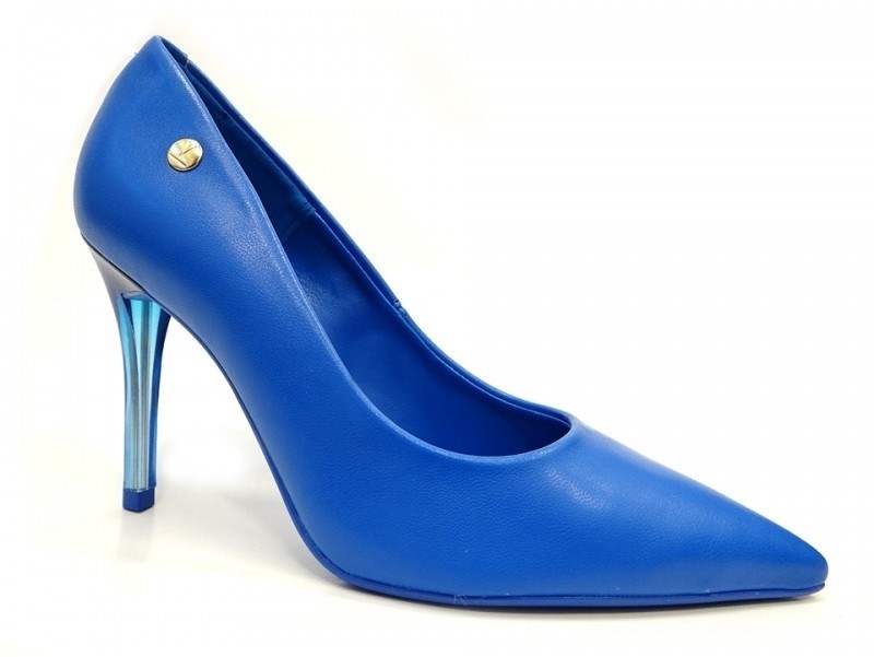 Scarpin vizzano 2024 azul verniz