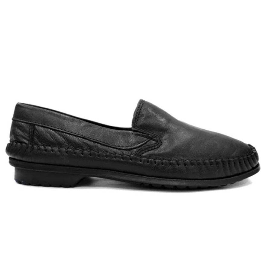 Sapato Styloflex Mocassim De Couro 710 Preto