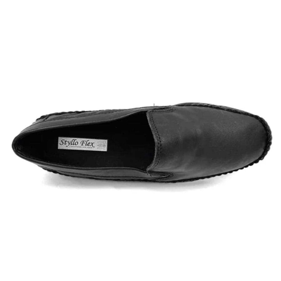 Sapato Styloflex Mocassim De Couro 710 Preto