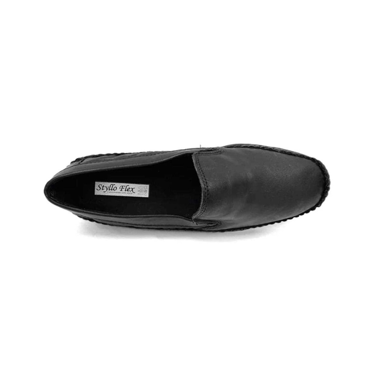 Sapato Styloflex Mocassim De Couro 710 Preto Sapato Styloflex Mocassim De Couro 710 Preto