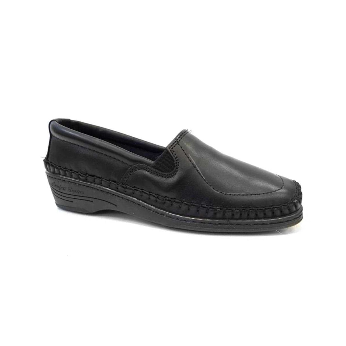 Sapato Styloflex Mocassim Feminino De Couro Conforto 021 Preto Sapato Styloflex Mocassim Feminino De Couro Conforto 021 Preto