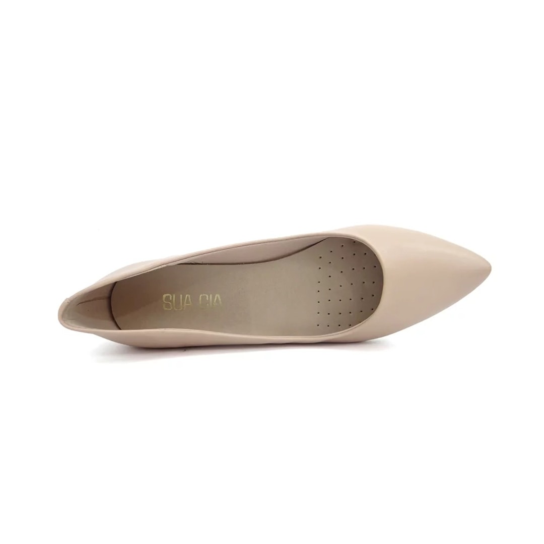 Sapato Sua Cia Baixo Bico Fino 8264.14022 Nude