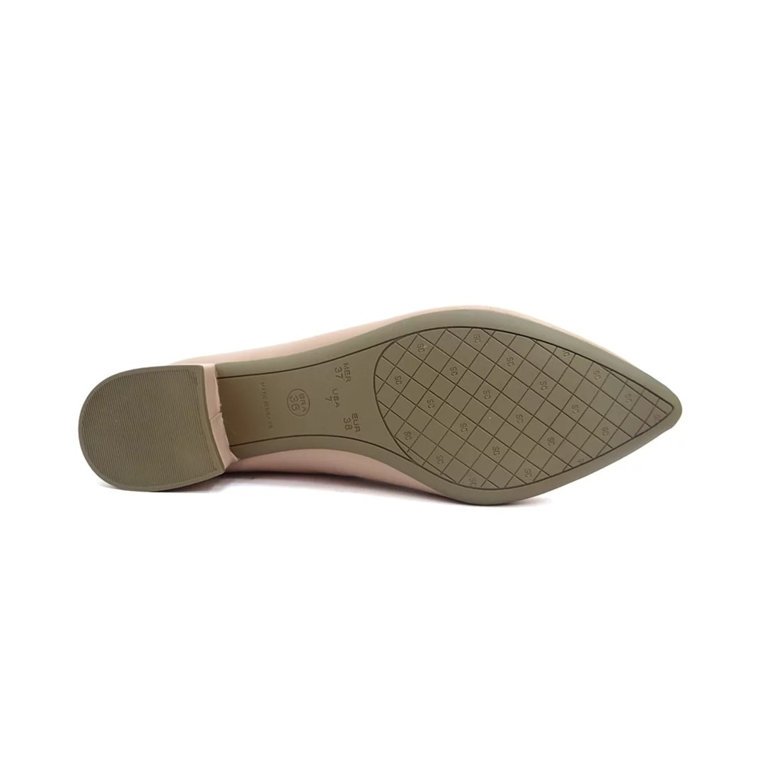 Sapato Sua Cia Baixo Bico Fino 8264.14022 Nude