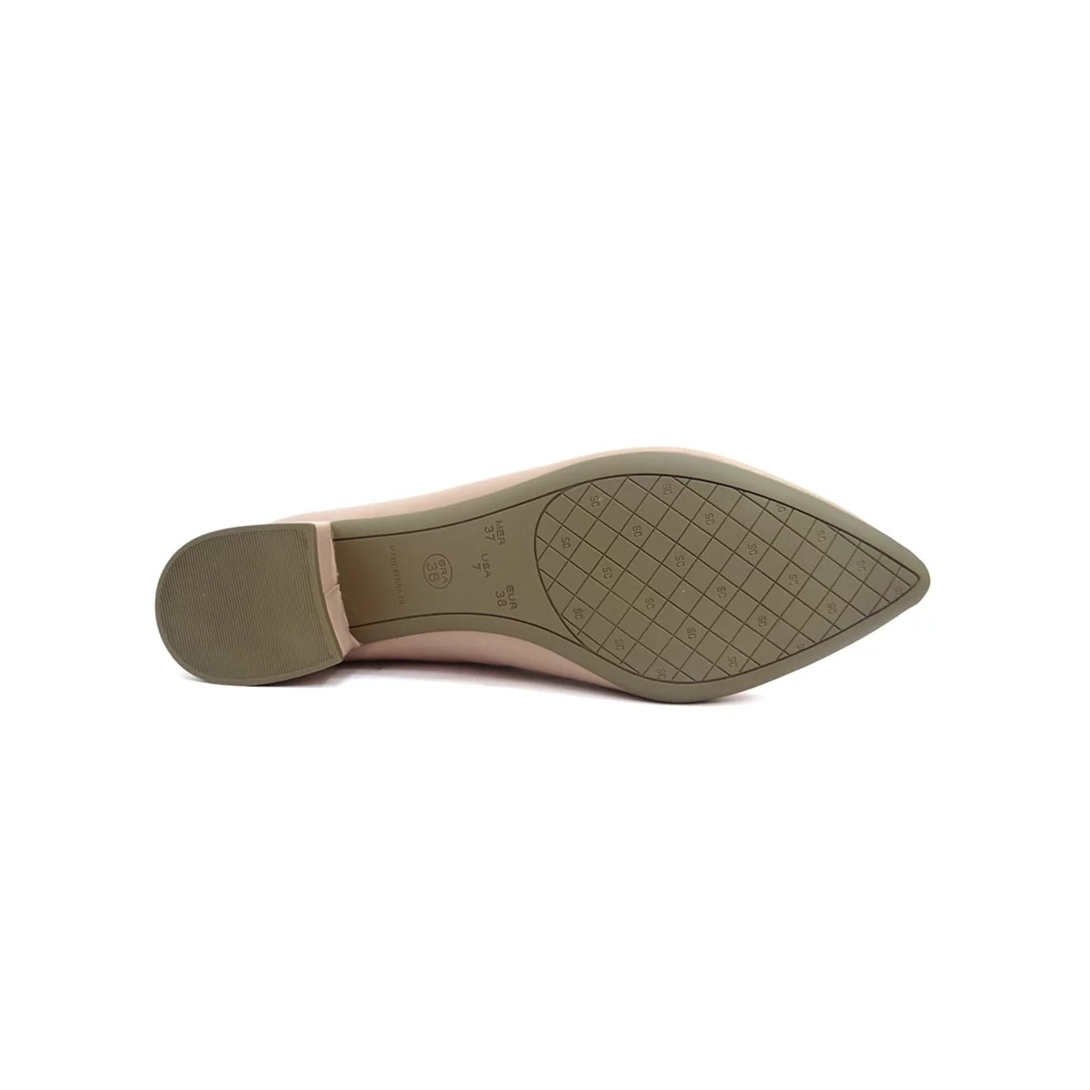 Sapato Sua Cia Baixo Bico Fino 8264.14022 Nude