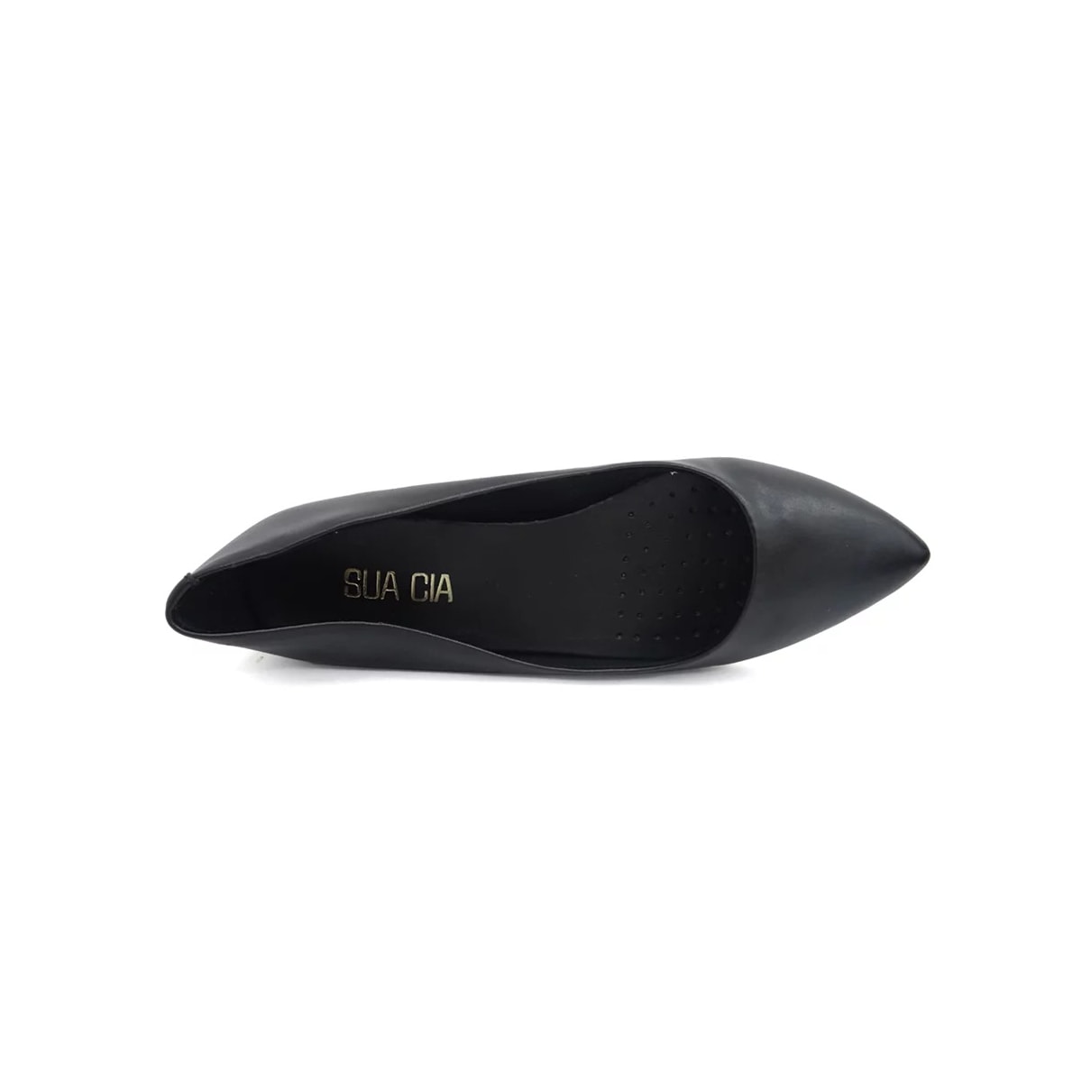 Sapato Sua Cia Baixo Bico Fino 8264.14022 Preto Sapato Sua Cia Baixo Bico Fino 8264.14022 Preto