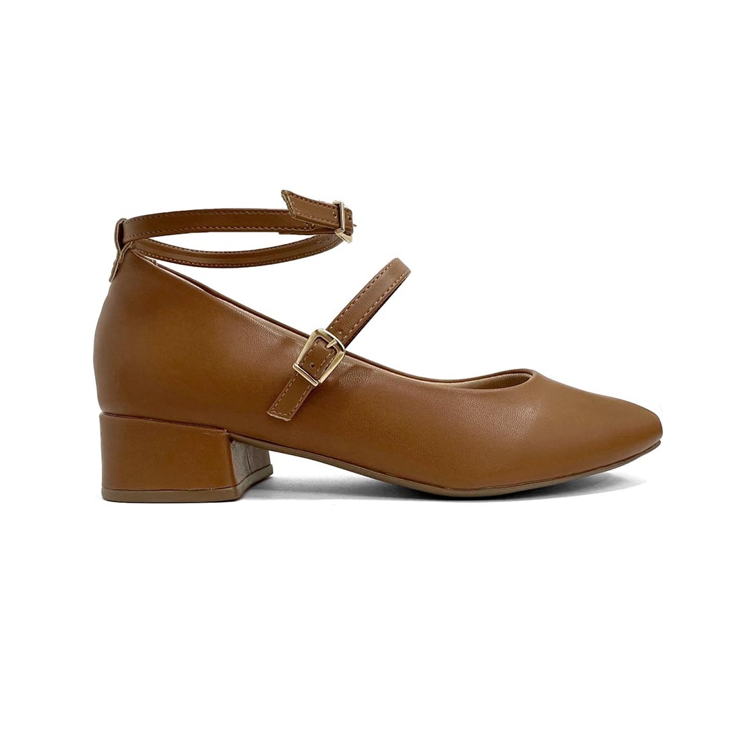 Sapato Sua Cia Boneca Salto Bloco 8381.15972 Casca