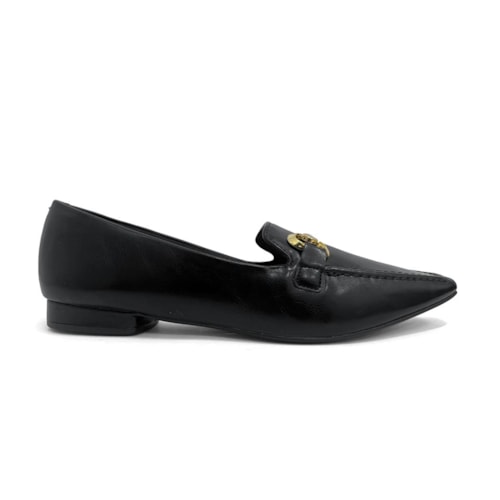 Detalhe - Sapato Sua Cia Mocassim 8170.16554 Preto