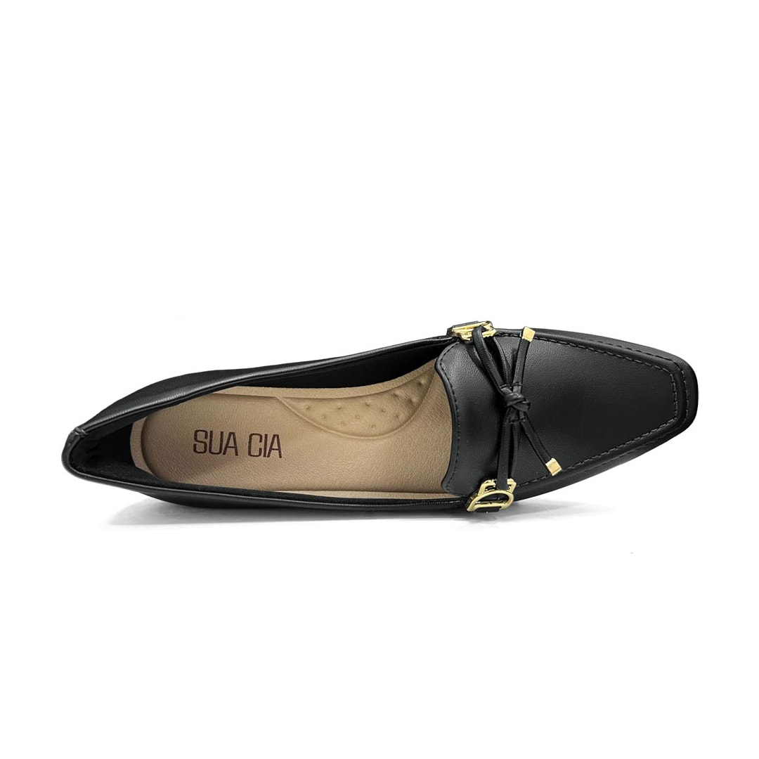 Sapato Sua Cia Mocassim 8170.16669 Preto Sapato Sua Cia Mocassim 8170.16669 Preto