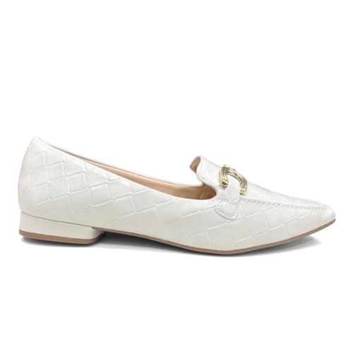 Detalhe - Sapato Sua Cia Mocassim 8170.16670 Off White