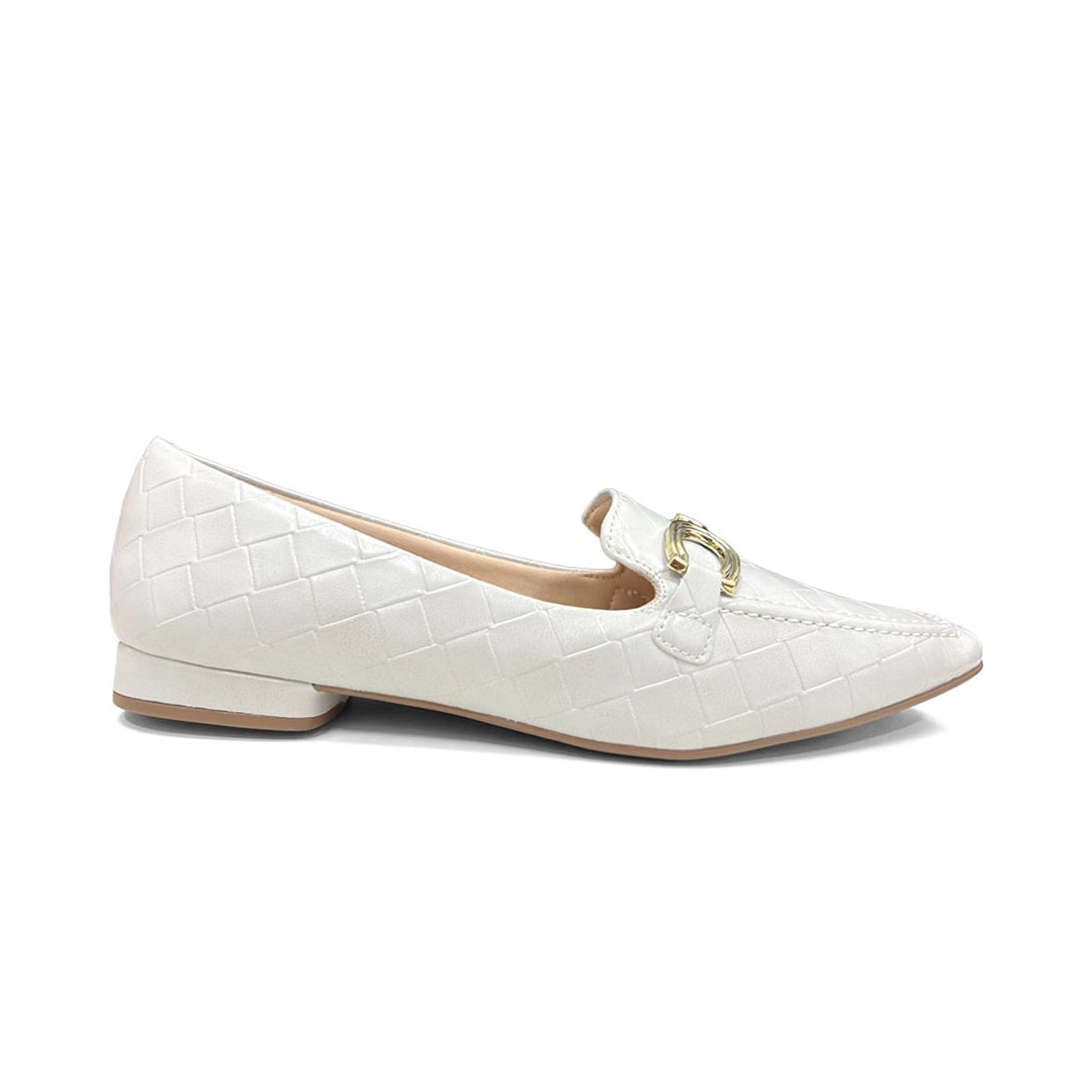 Sapato Sua Cia Mocassim 8170.16670 Off White Sapato Sua Cia Mocassim 8170.16670 Off White