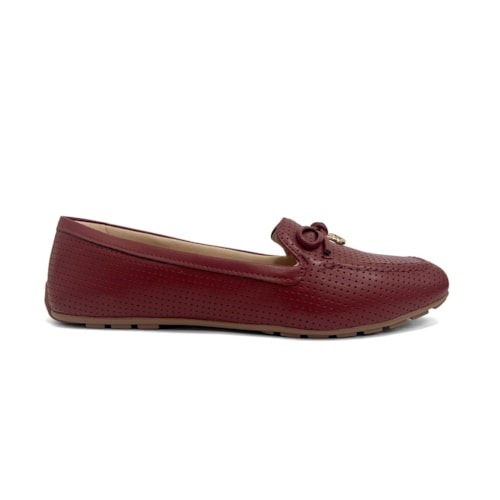 Detalhe - Sapato Sua Cia Mocassim 8263.15836 Merlot
