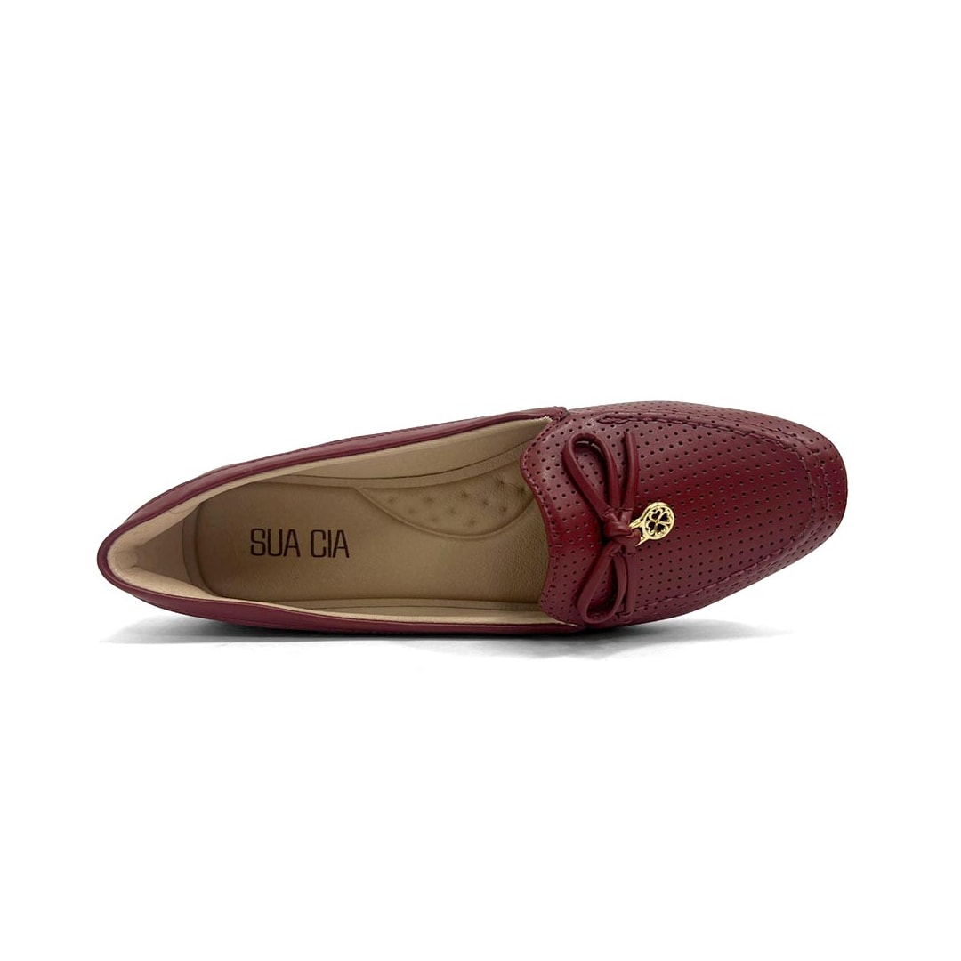 Sapato Sua Cia Mocassim 8263.15836 Merlot