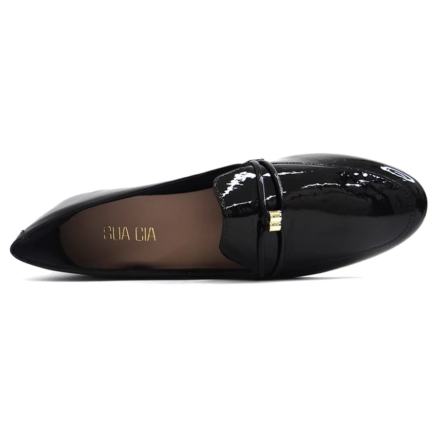 Sapato Sua Cia Mocassim 8349.15379 Preto Verniz Sapato Sua Cia Mocassim 8349.15379 Preto Verniz