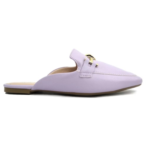 Detalhe - Sapato Sua Cia Mule Feminino 8214.13481 Lavanda
