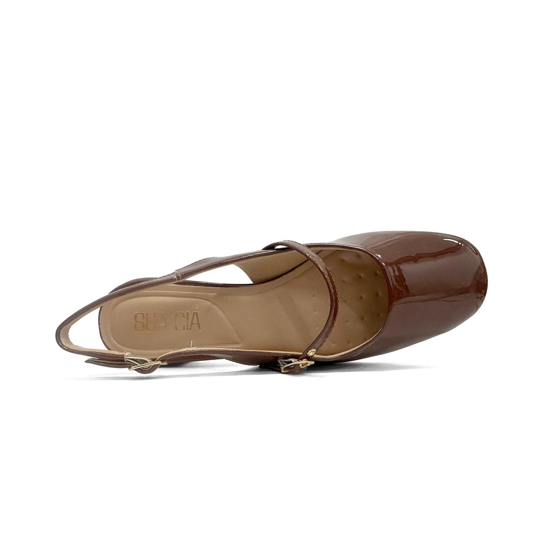 Sapato Sua Cia Slingback 8380.15965 Marrone Sapato Sua Cia Slingback 8380.15965 Marrone