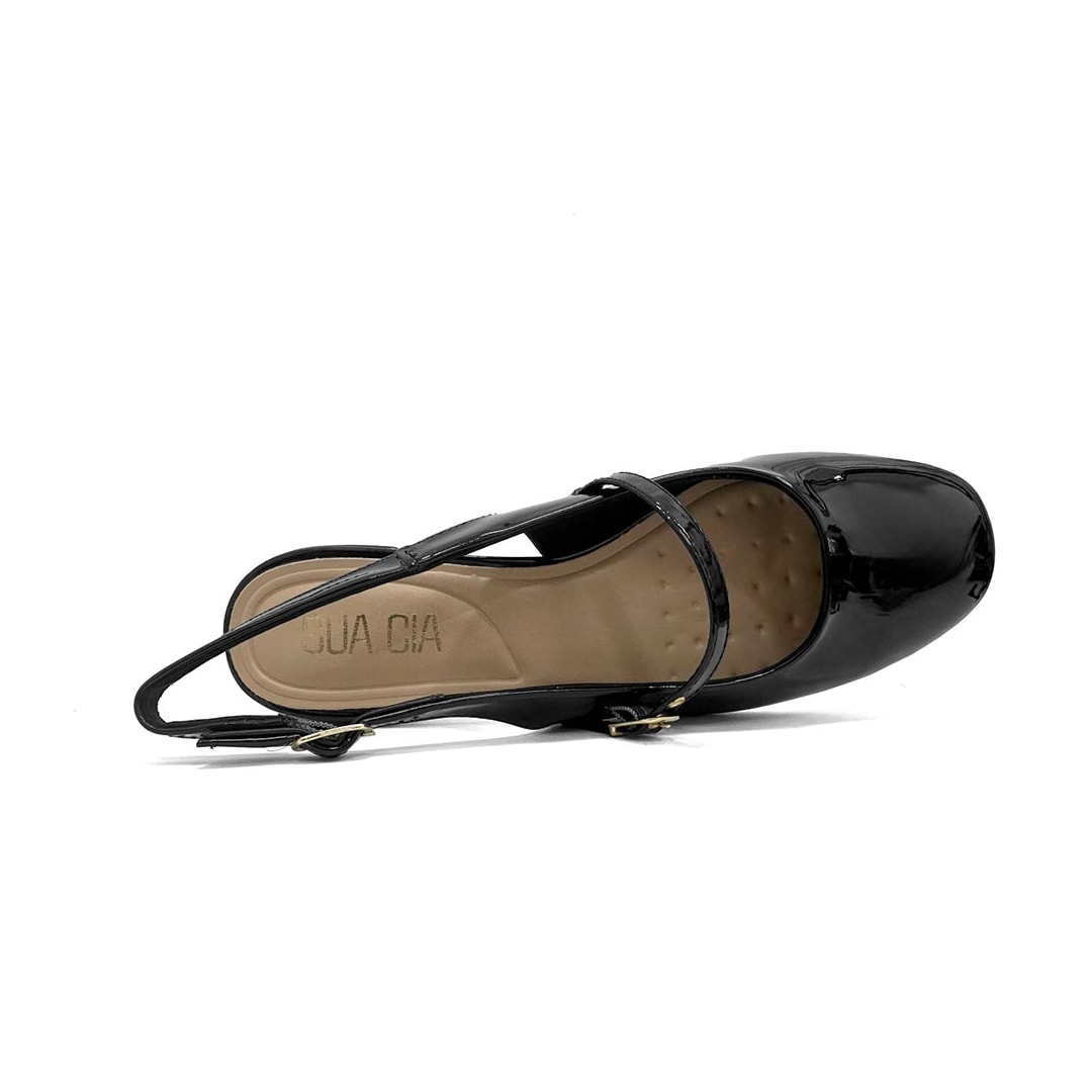 Sapato Sua Cia Slingback 8380.15965 Preto