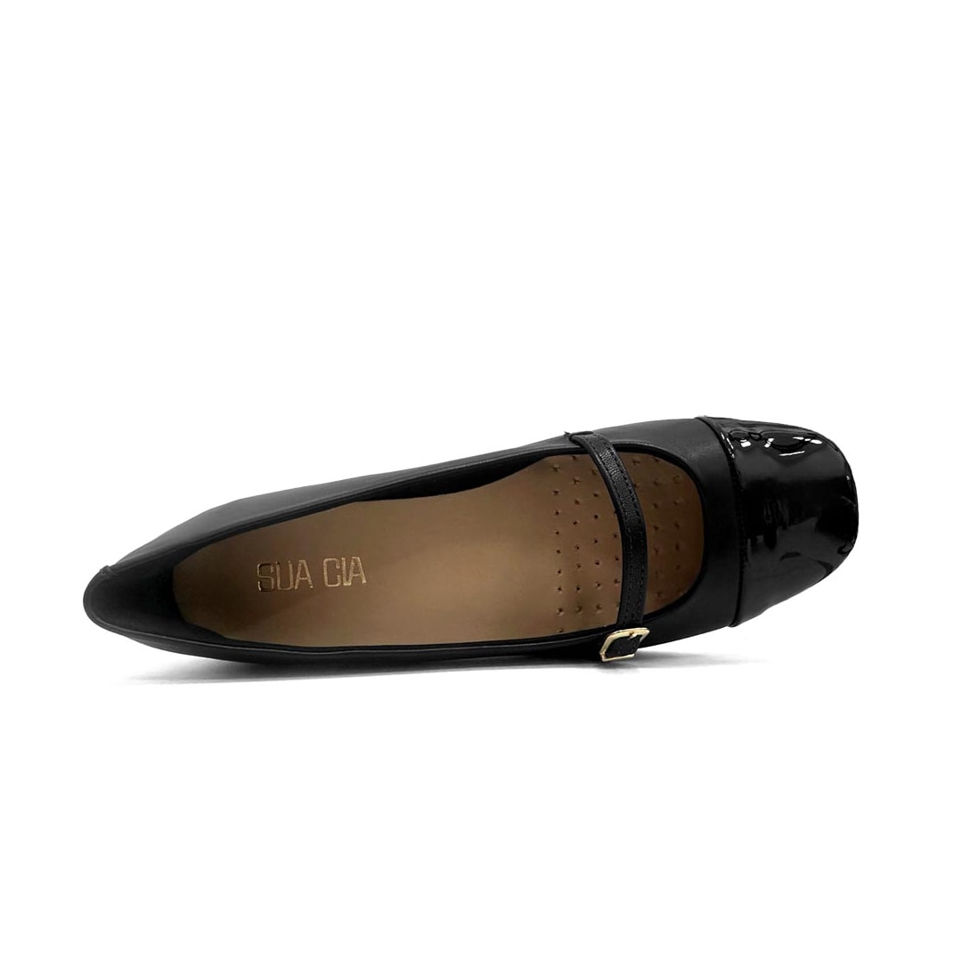 Sapato Sua Cia Slingback Boneca 8381.15972-1 Preto Sapato Sua Cia Slingback Boneca 8381.15972-1 Preto