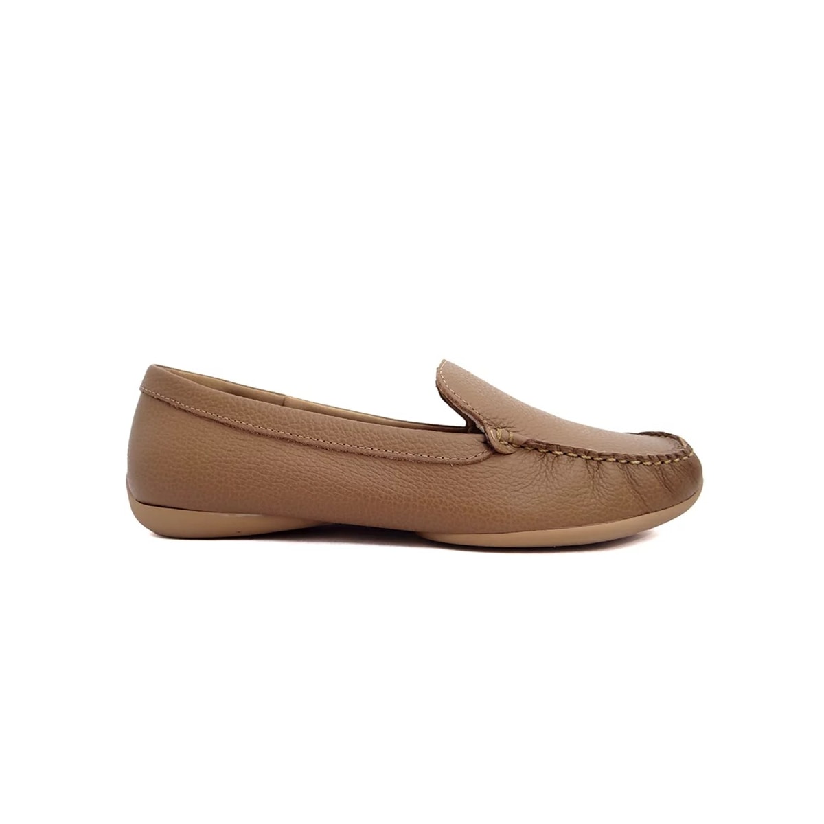 Sapato Usaflex Mocassim Feminino Couro Ad170 Camel Sapato Usaflex Mocassim Feminino Couro Ad170 Camel