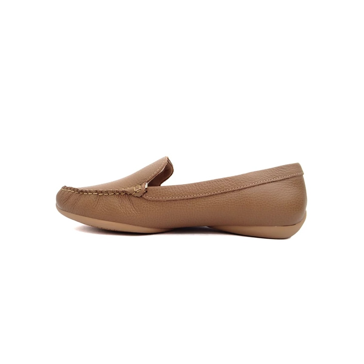 Sapato Usaflex Mocassim Feminino Couro Ad170 Camel Sapato Usaflex Mocassim Feminino Couro Ad170 Camel