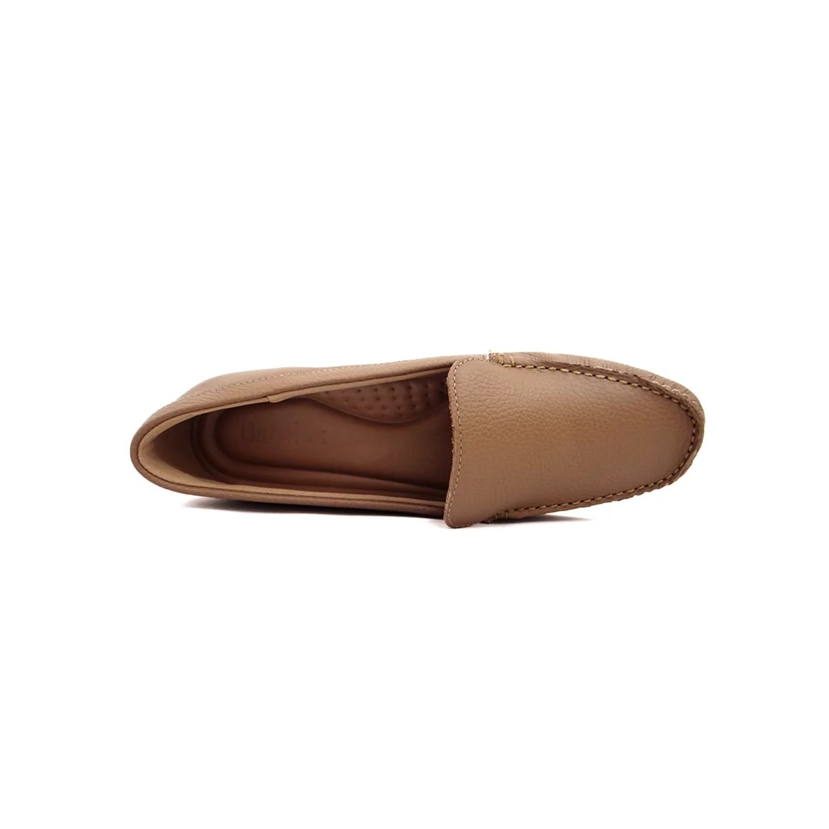 Sapato Usaflex Mocassim Feminino Couro Ad170 Camel Sapato Usaflex Mocassim Feminino Couro Ad170 Camel