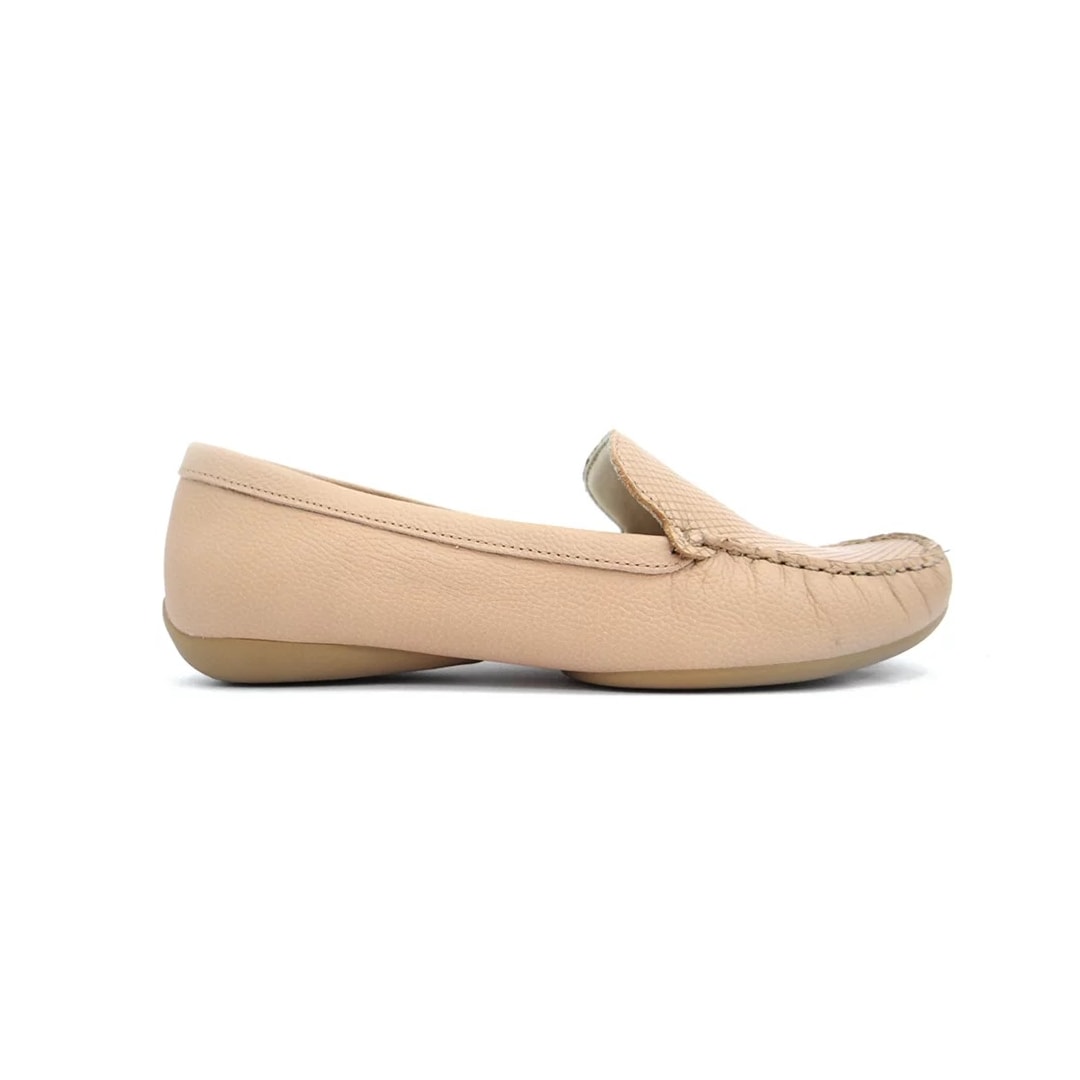 Sapato Usaflex Mocassim Feminino Couro Ad170 Quartzo Sapato Usaflex Mocassim Feminino Couro Ad170 Quartzo