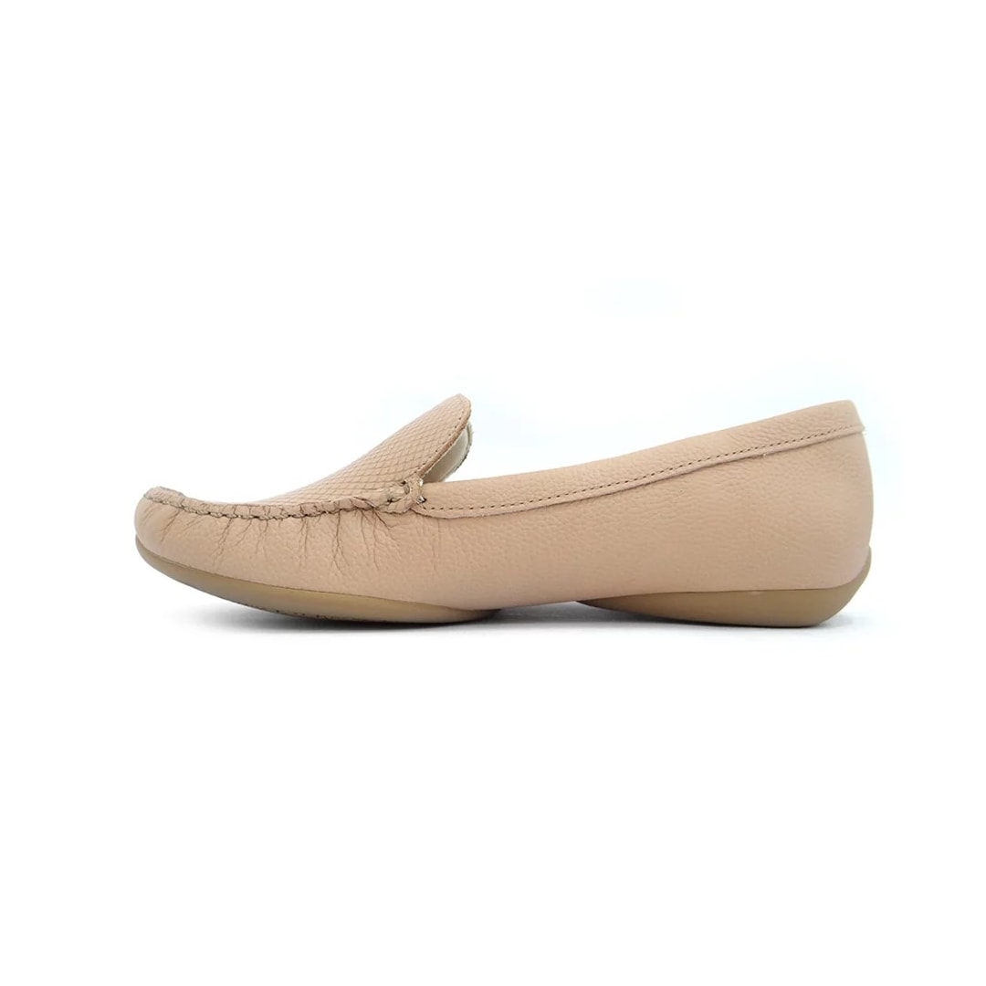 Sapato Usaflex Mocassim Feminino Couro Ad170 Quartzo Sapato Usaflex Mocassim Feminino Couro Ad170 Quartzo