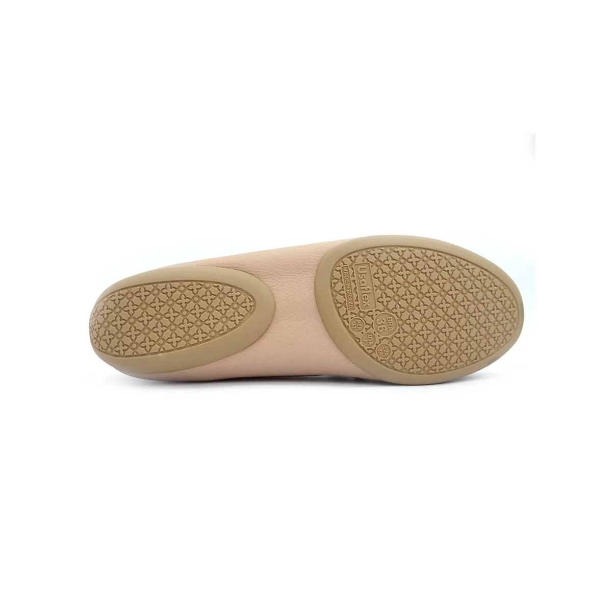 Sapato Usaflex Mocassim Feminino Couro Ad170 Quartzo Sapato Usaflex Mocassim Feminino Couro Ad170 Quartzo