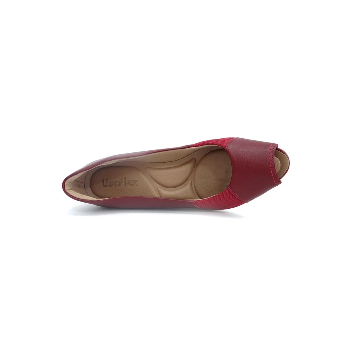 Sapato Usaflex Peep Toe Conforto Q6695 Rebu Sapato Usaflex Peep Toe Conforto Q6695 Rebu