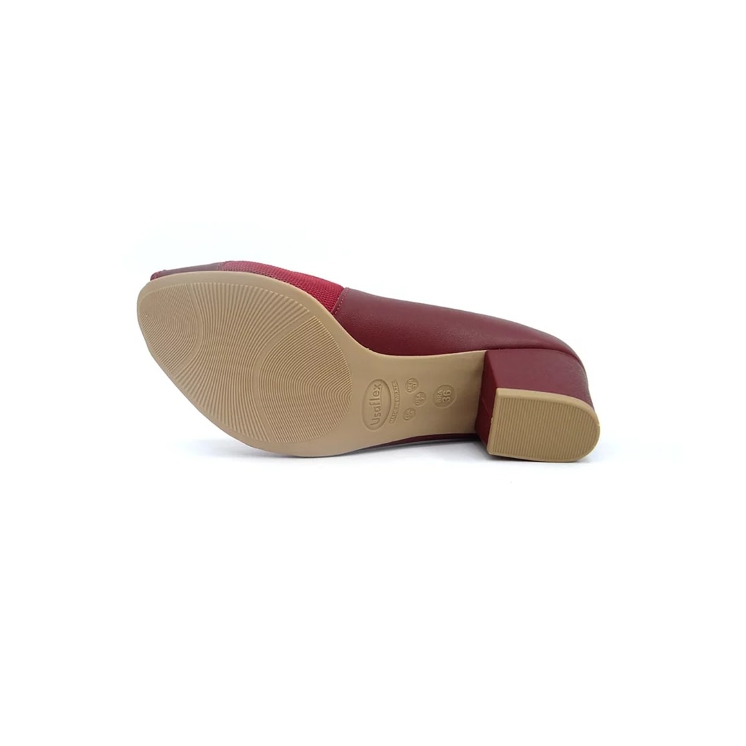 Sapato Usaflex Peep Toe Conforto Q6695 Rebu Sapato Usaflex Peep Toe Conforto Q6695 Rebu