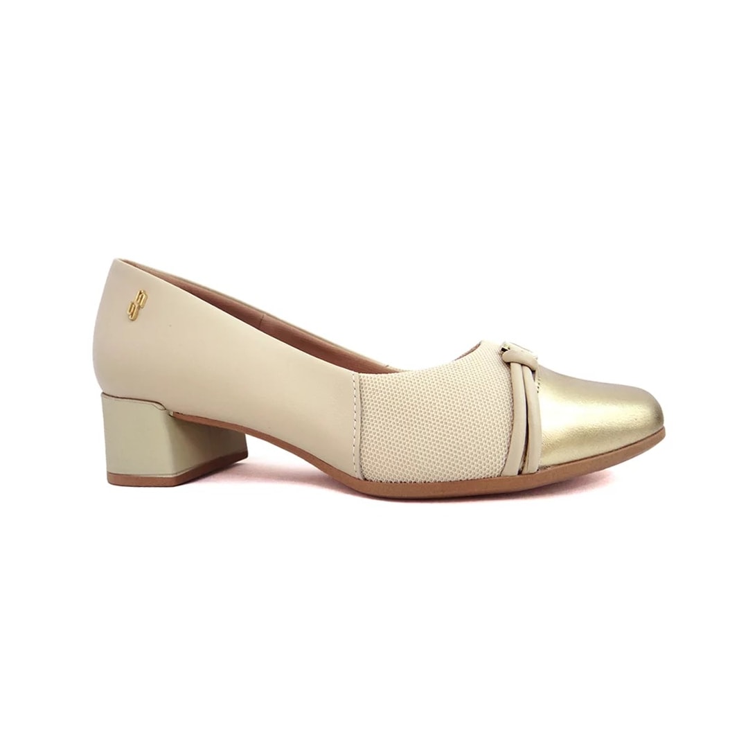 Sapato Usaflex Scarpin Couro Joanetes Aj0103 Prata Velha Sapato Usaflex Scarpin Couro Joanetes Aj0103 Prata Velha