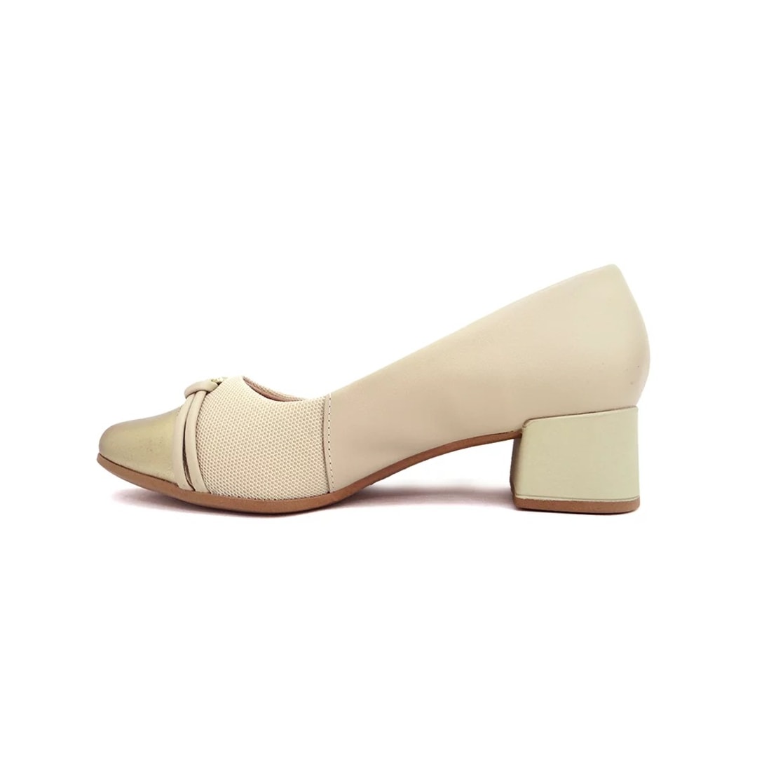 Sapato Usaflex Scarpin Couro Joanetes Aj0103 Prata Velha Sapato Usaflex Scarpin Couro Joanetes Aj0103 Prata Velha