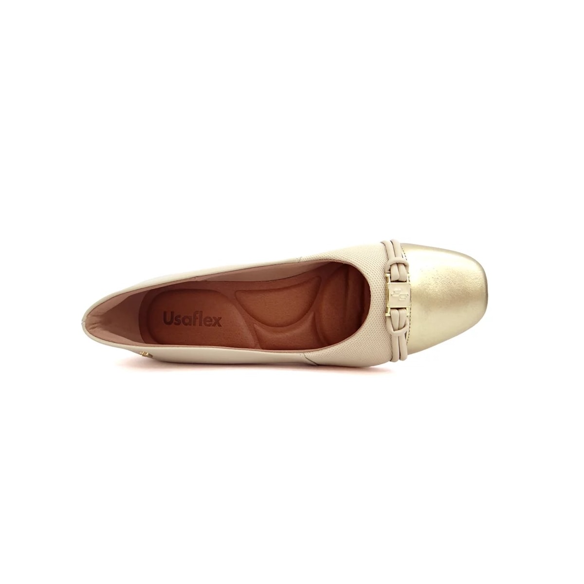 Sapato Usaflex Scarpin Couro Joanetes Aj0103 Prata Velha Sapato Usaflex Scarpin Couro Joanetes Aj0103 Prata Velha