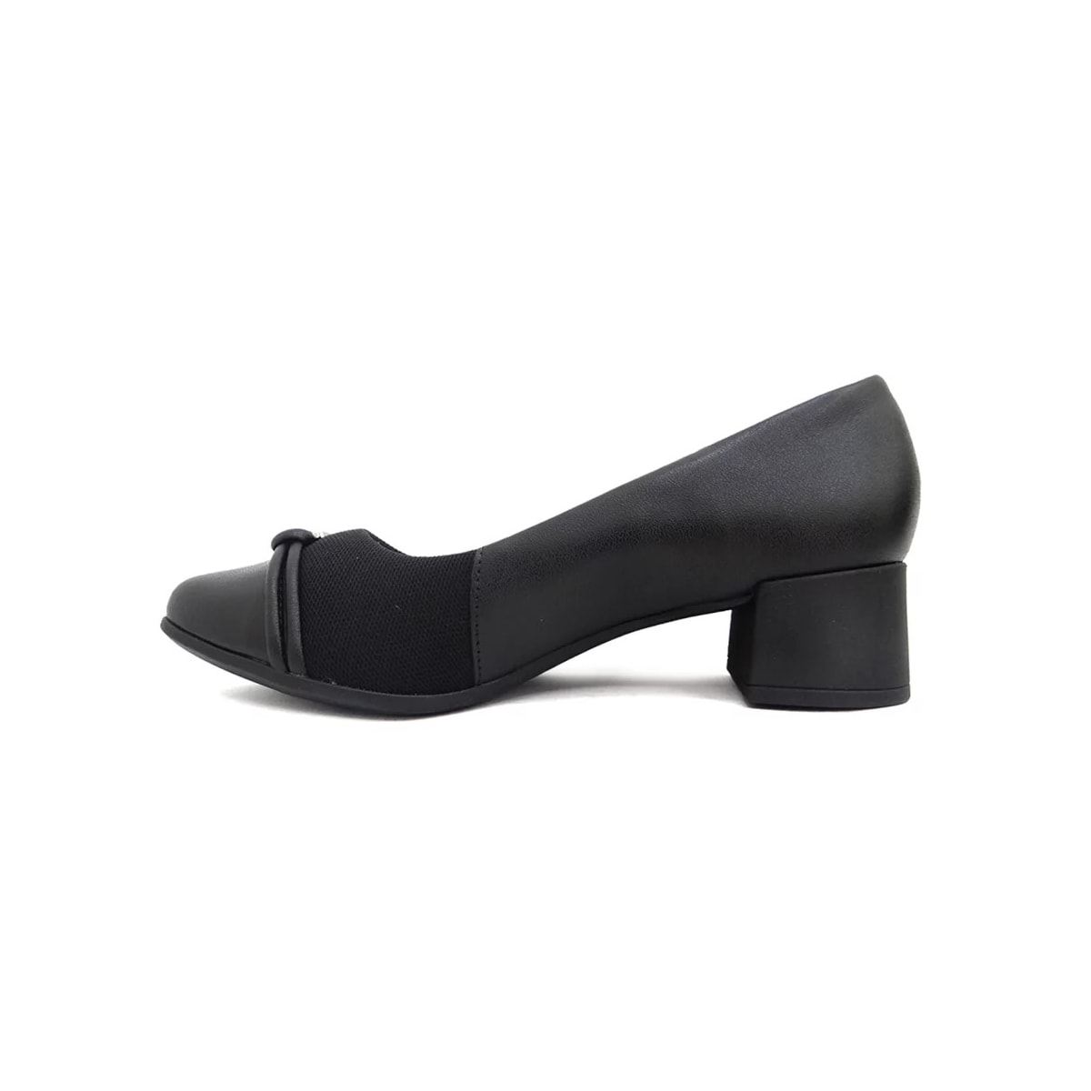Sapato Usaflex Scarpin Couro Joanetes Aj0103 Preto Sapato Usaflex Scarpin Couro Joanetes Aj0103 Preto