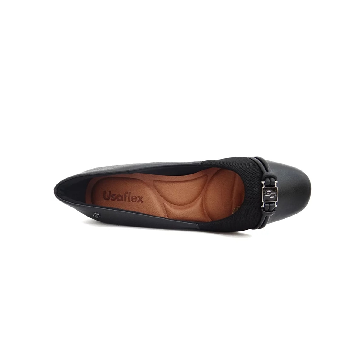 Sapato Usaflex Scarpin Couro Joanetes Aj0103 Preto Sapato Usaflex Scarpin Couro Joanetes Aj0103 Preto