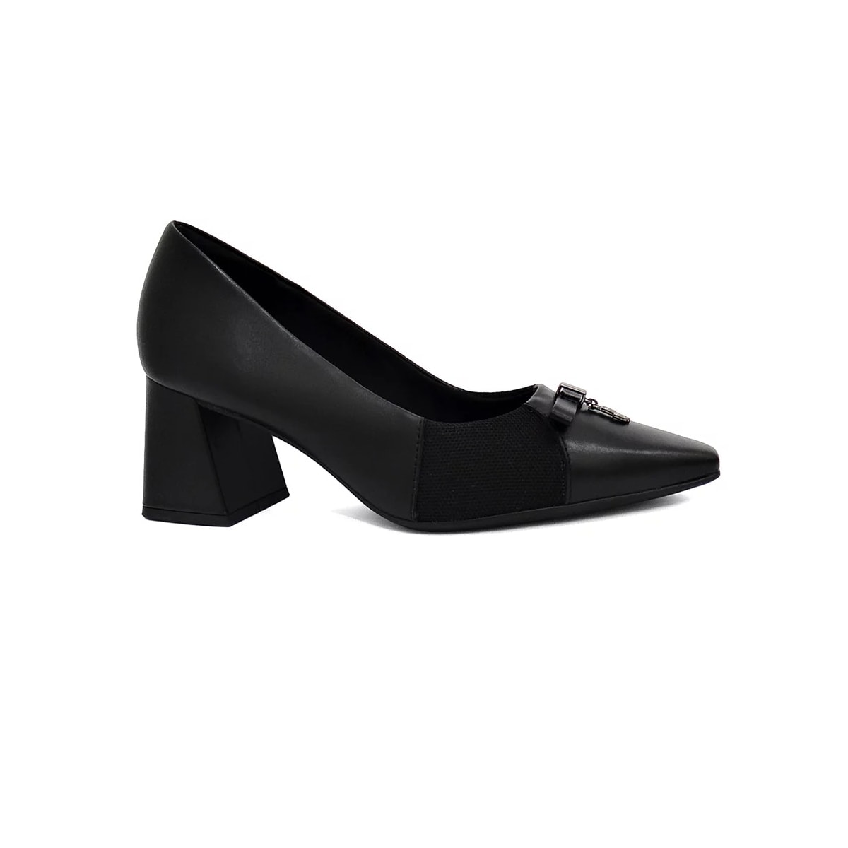 Sapato Usaflex Scarpin Salto Bloco Al2203 Preto Sapato Usaflex Scarpin Salto Bloco Al2203 Preto