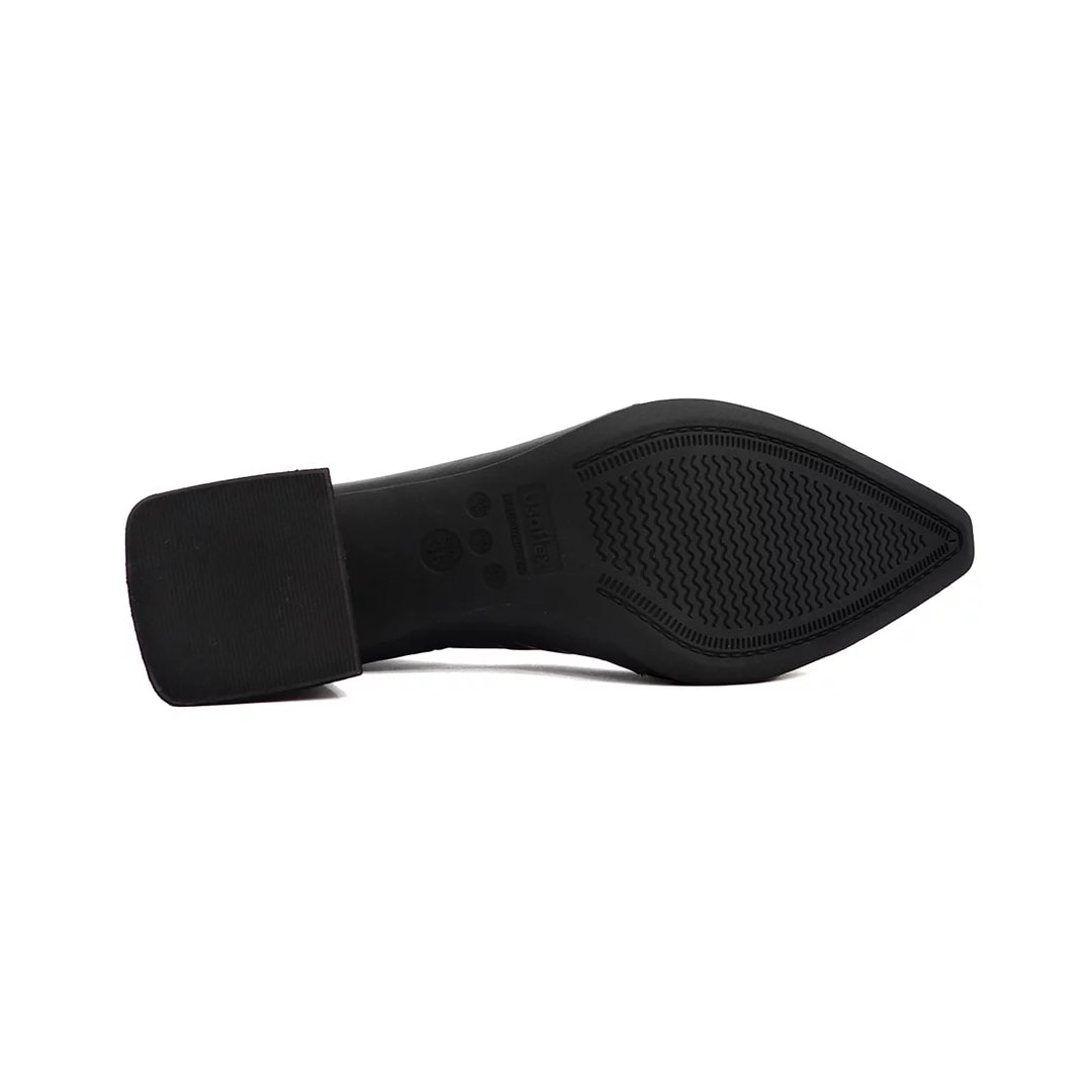 Sapato Usaflex Scarpin Salto Bloco Al2203 Preto